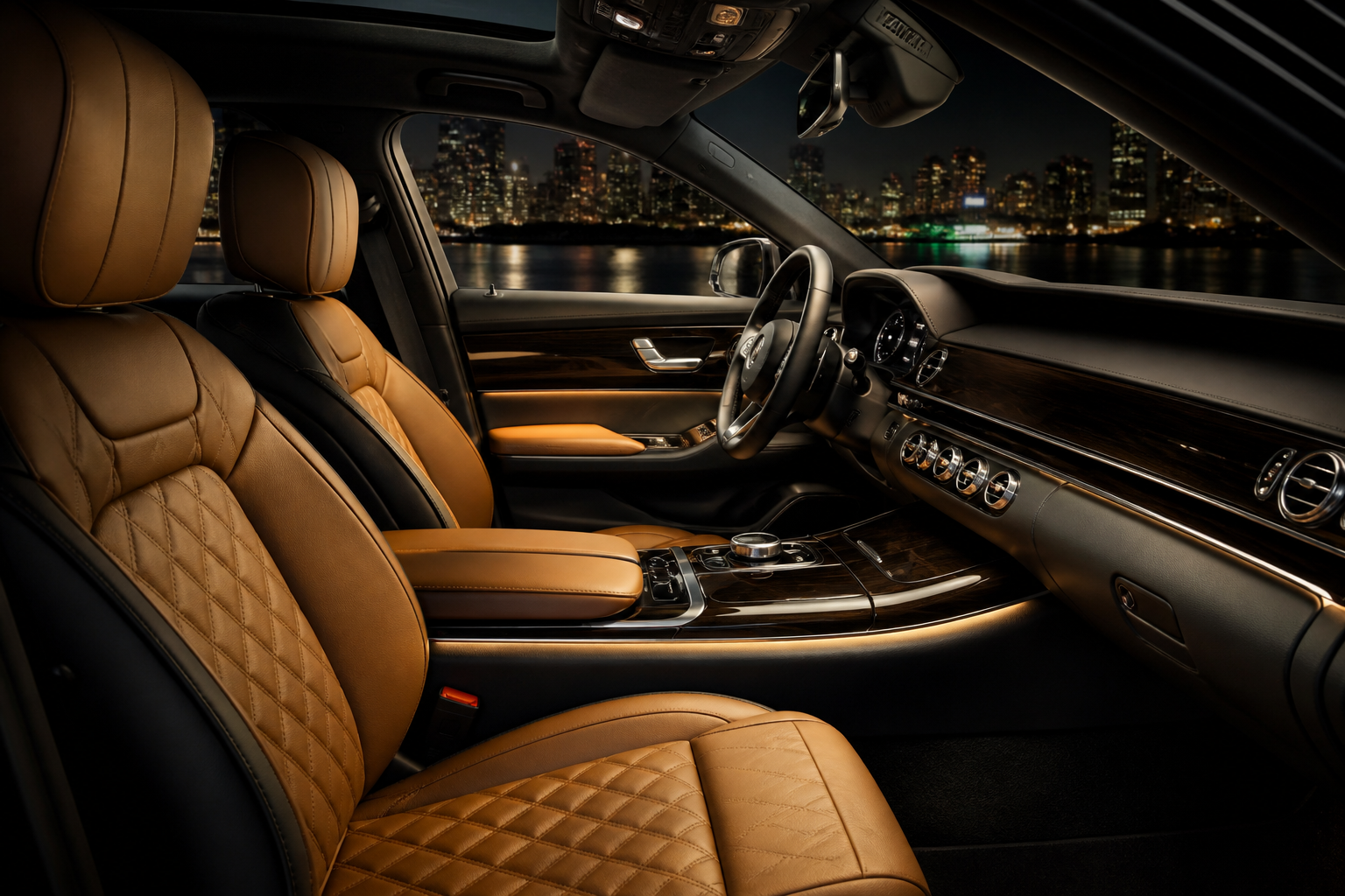 Luxury cabin editorial image